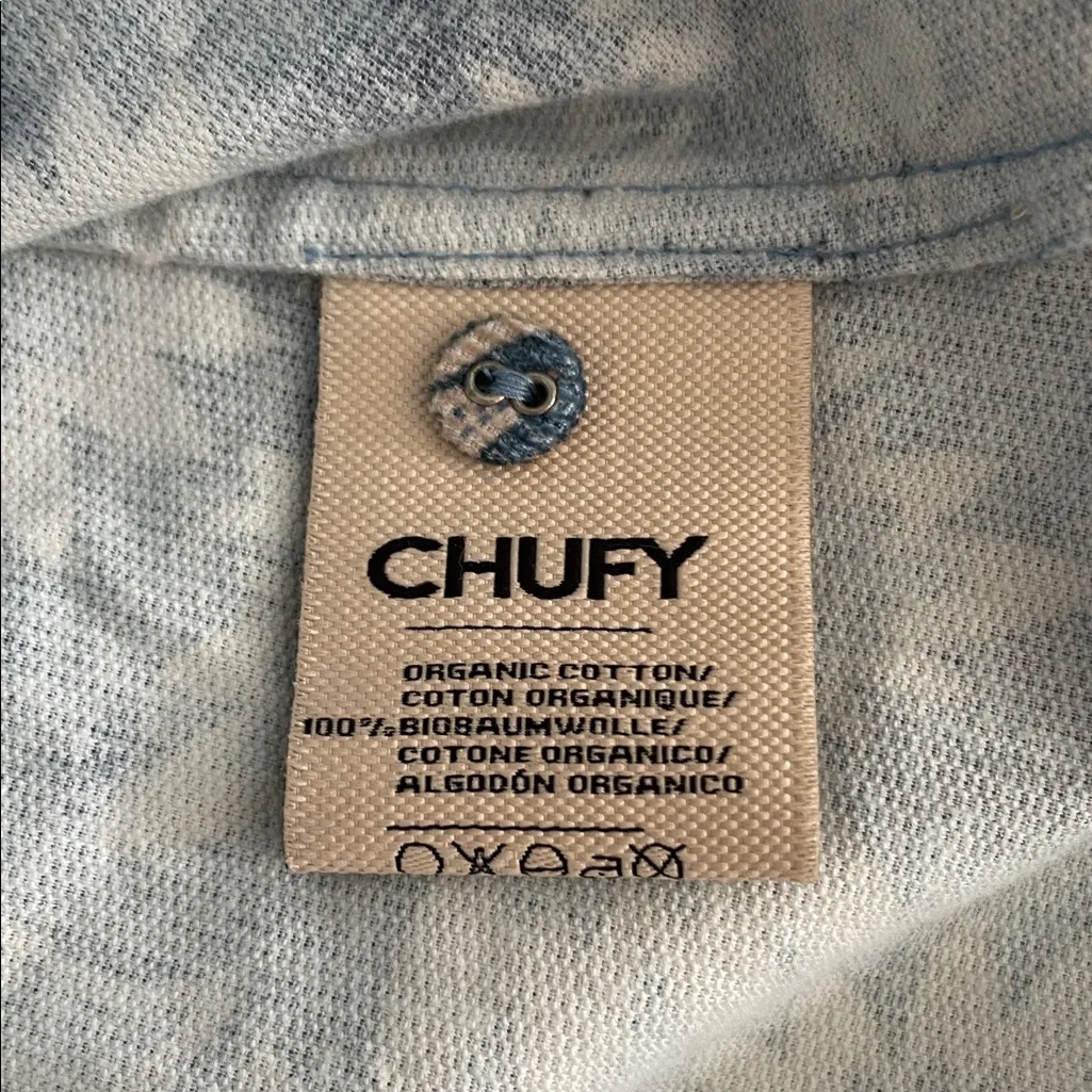 CHUFY Ilse Zoe Organic Cotton Top in Blue Multi Size XS - Image 15