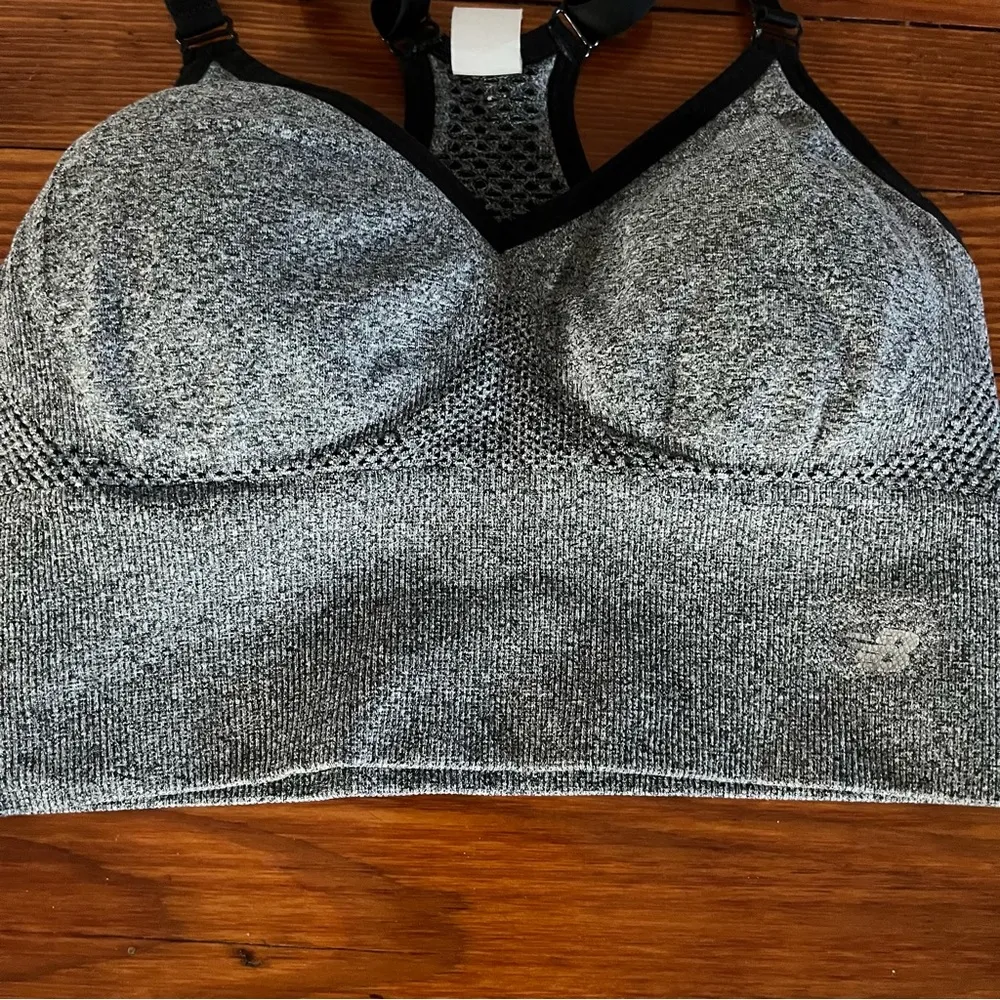 NB New Balance Blue Racerback Athletic Sports Bra,Light Padding Removable.Size S - Image 3