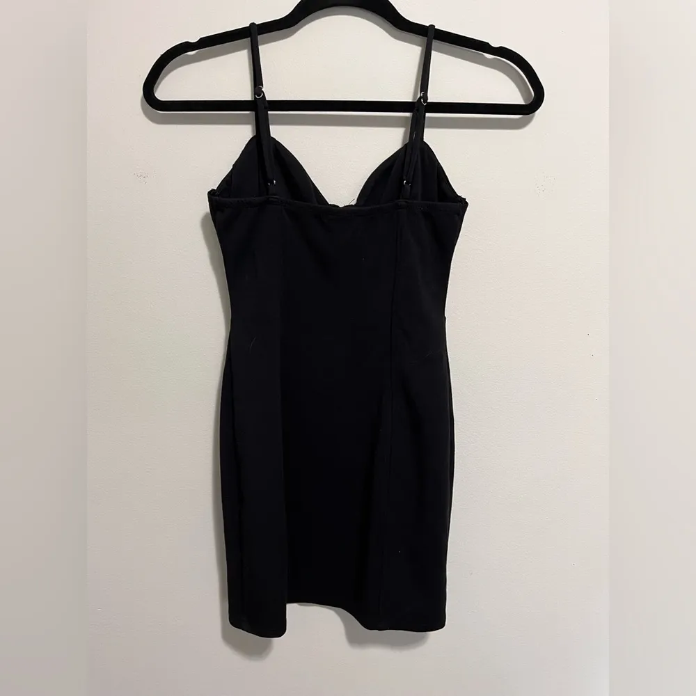 Little Black Corset Top Mini Dress Women’s Sz XXS EUC - Image 3