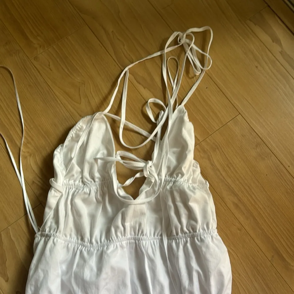 Zara White Mini Dress - Image 2