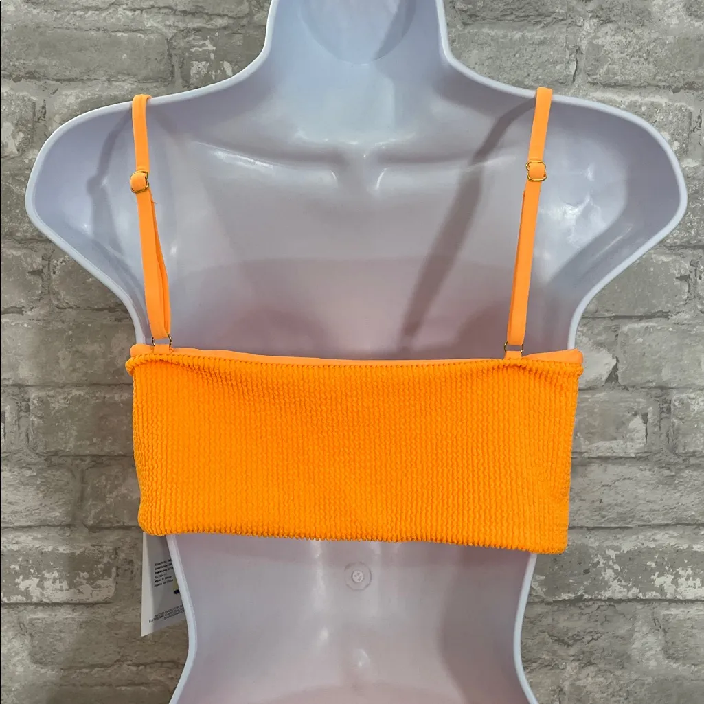 Dry Goods Cyn & Luca Orange Textured Bikini Set Size undefined - Image 4