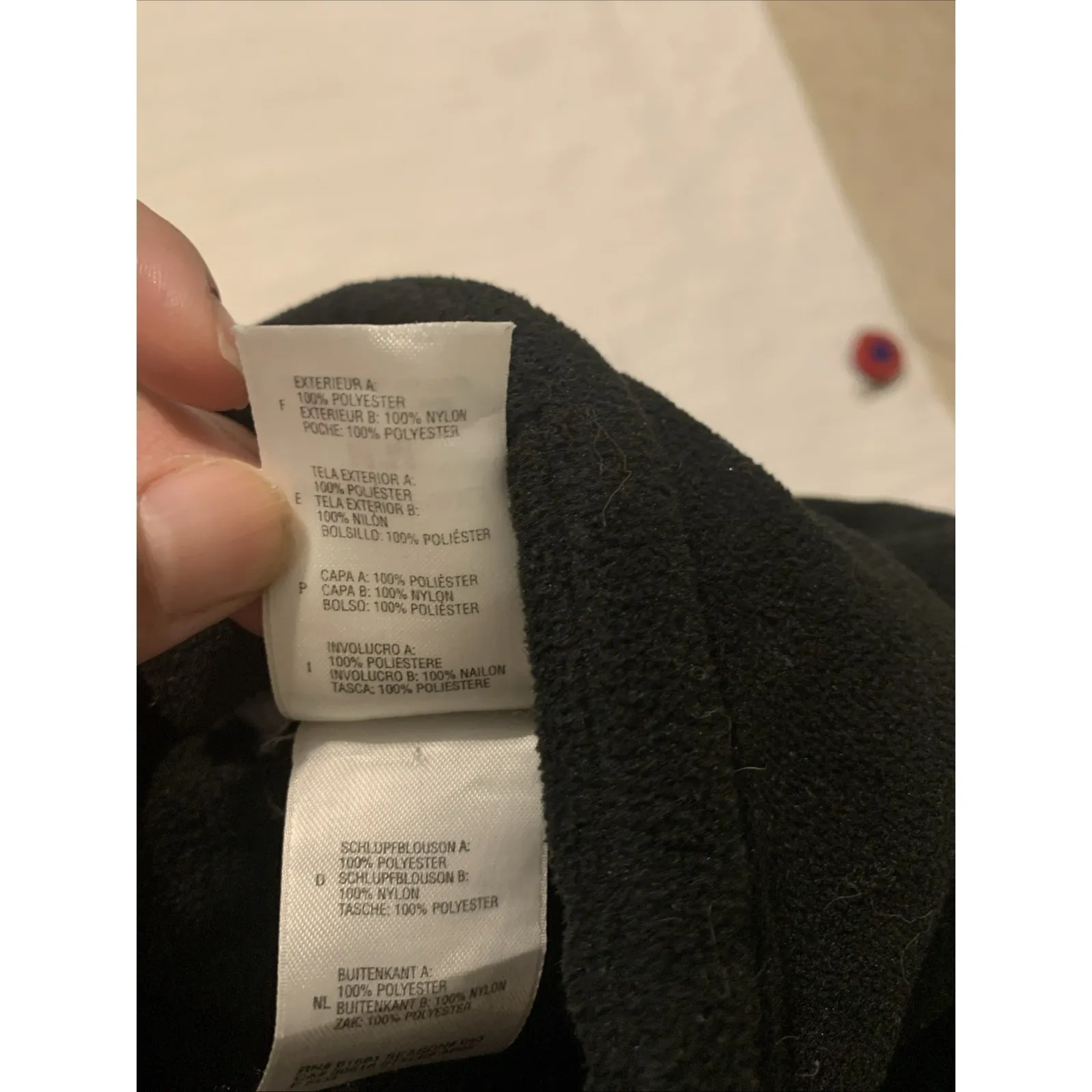 North Face Jacket Women Medium Black Fleece Zip Coat Lightweight Outdoors Ladies - Image 4