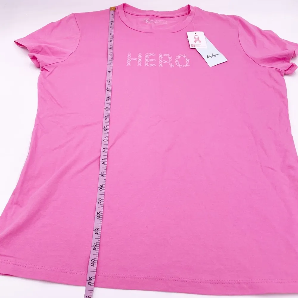 Lady Hagen HERO Pink Ribbon Collection Breast Cancer Awareness Tee Size Large - Image 10