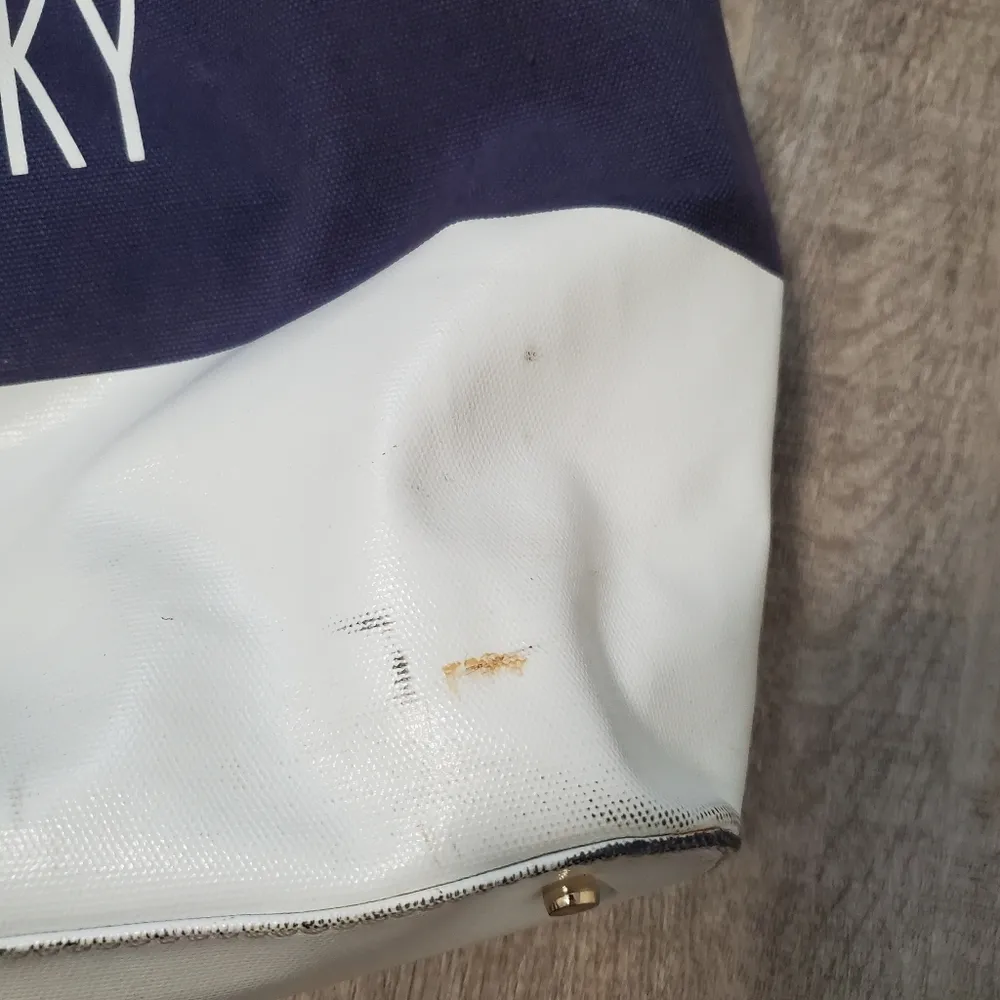 Kate Spade New York Blue and White Play Hooky Tote Bag - Image 7