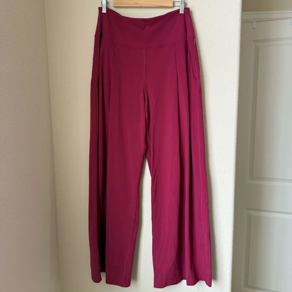 Lululemon Align Palazzo Pant *Regular Magenta Smoke Size 12 - Image 4