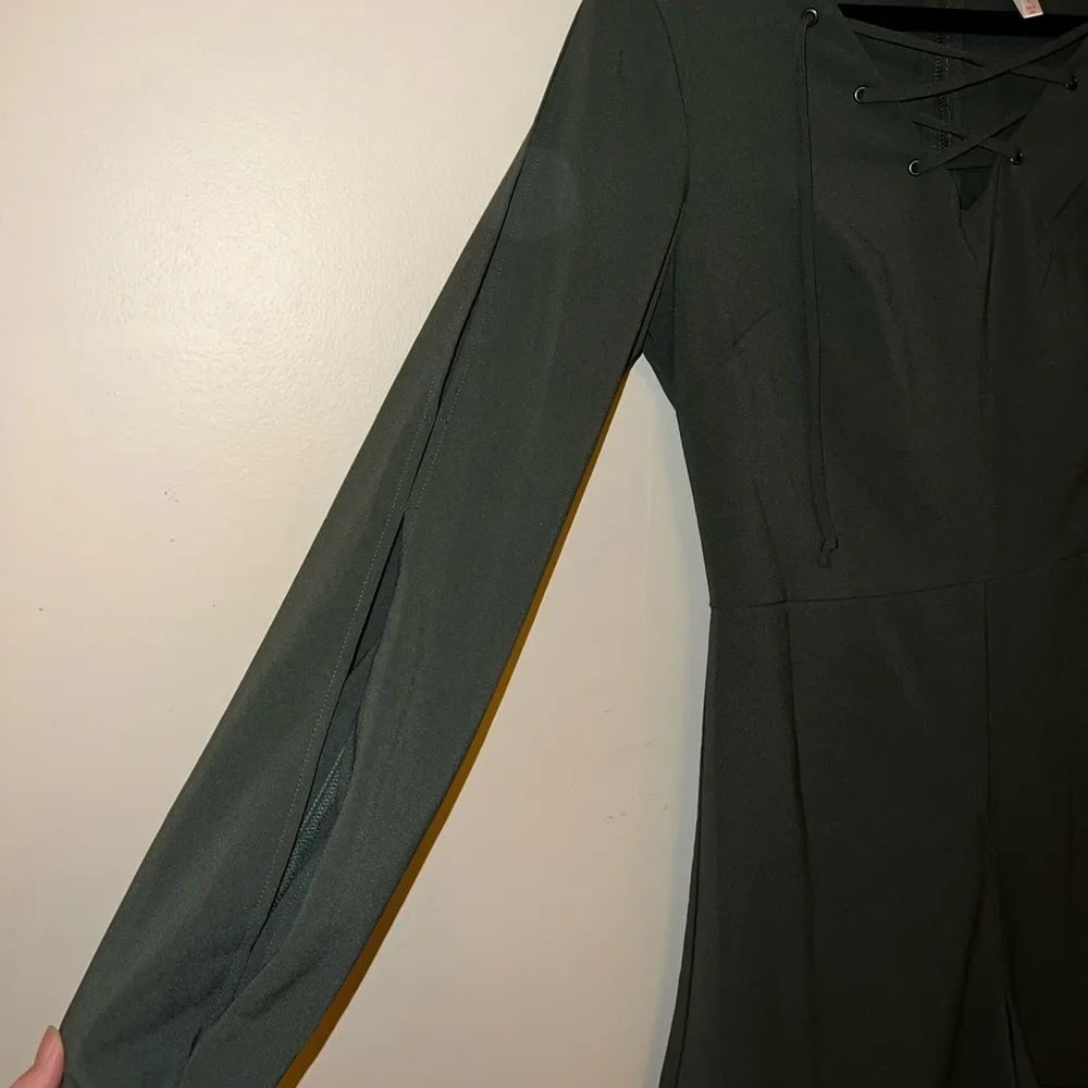 Green Long-sleeve Romper NWOT - Image 3