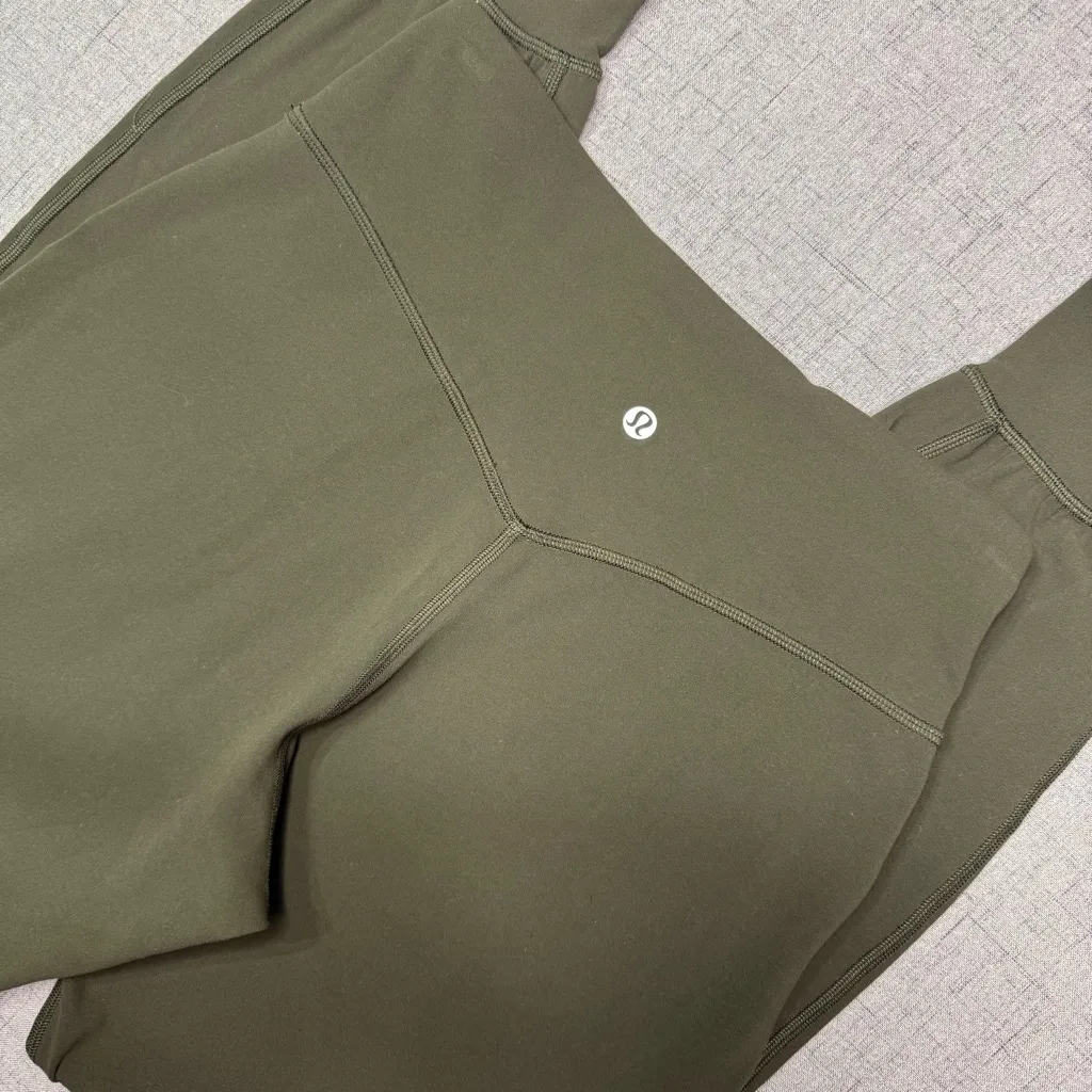 Lululemon Align High Rise Jogger Pants Dark Olive Green Size 6 - Image 8