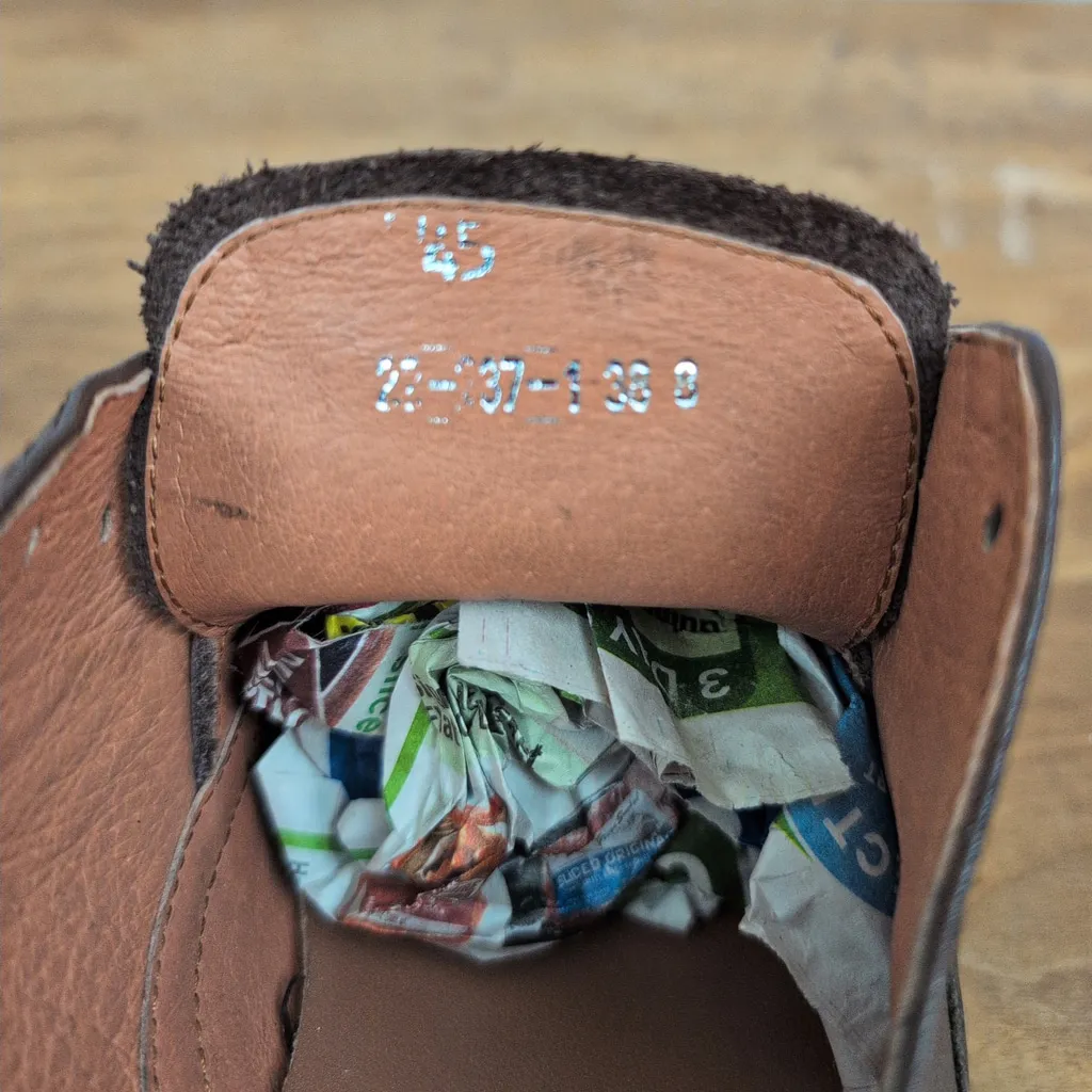 Ladies' Brown Leather Kiltie Front Brogue Wingtips 38/8 - Image 3