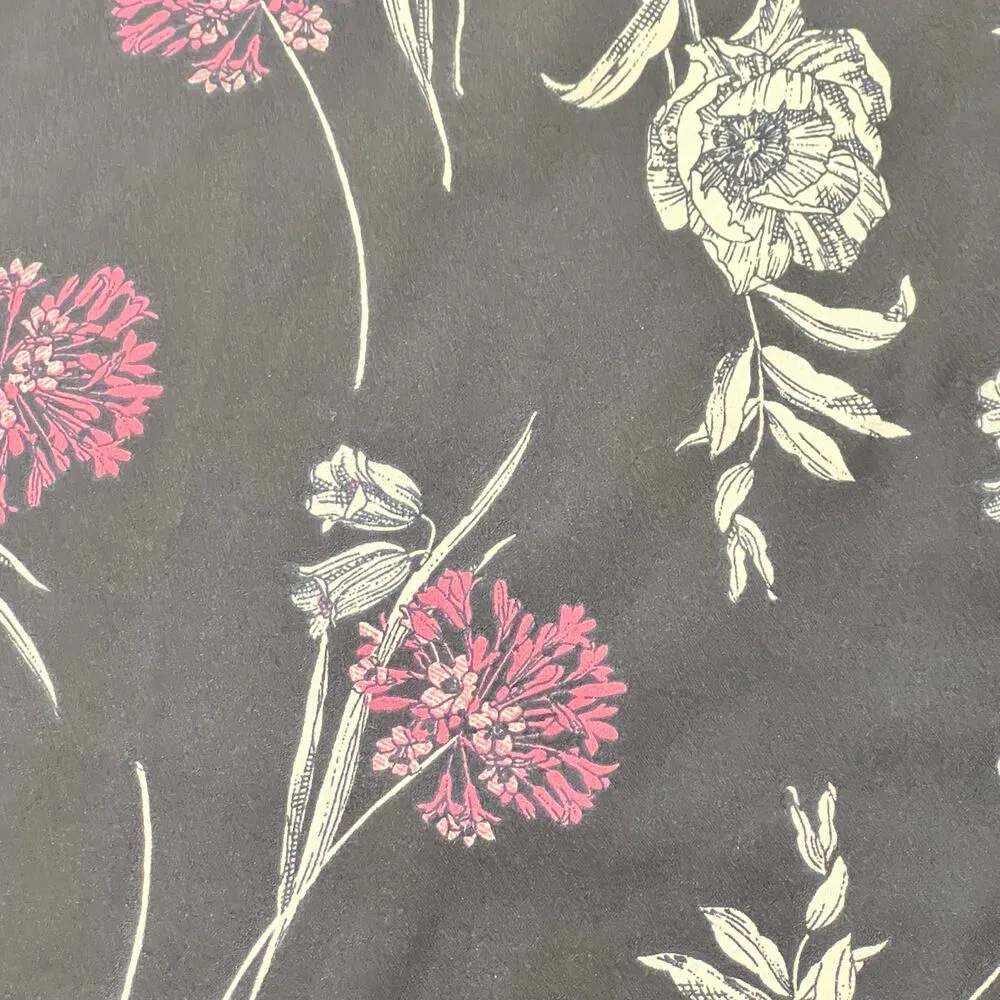 Ann Taylor Petite Women's Short Sleeve Floral Print Blouse Sz MP - Image 12