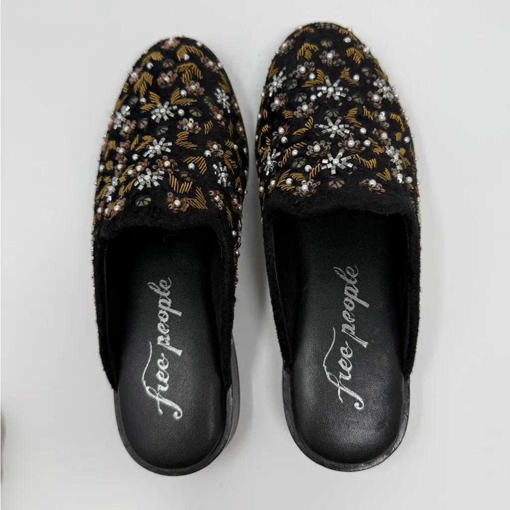 Free People Cosmic Velvet Loafer Mule Size US 6 - Image 4