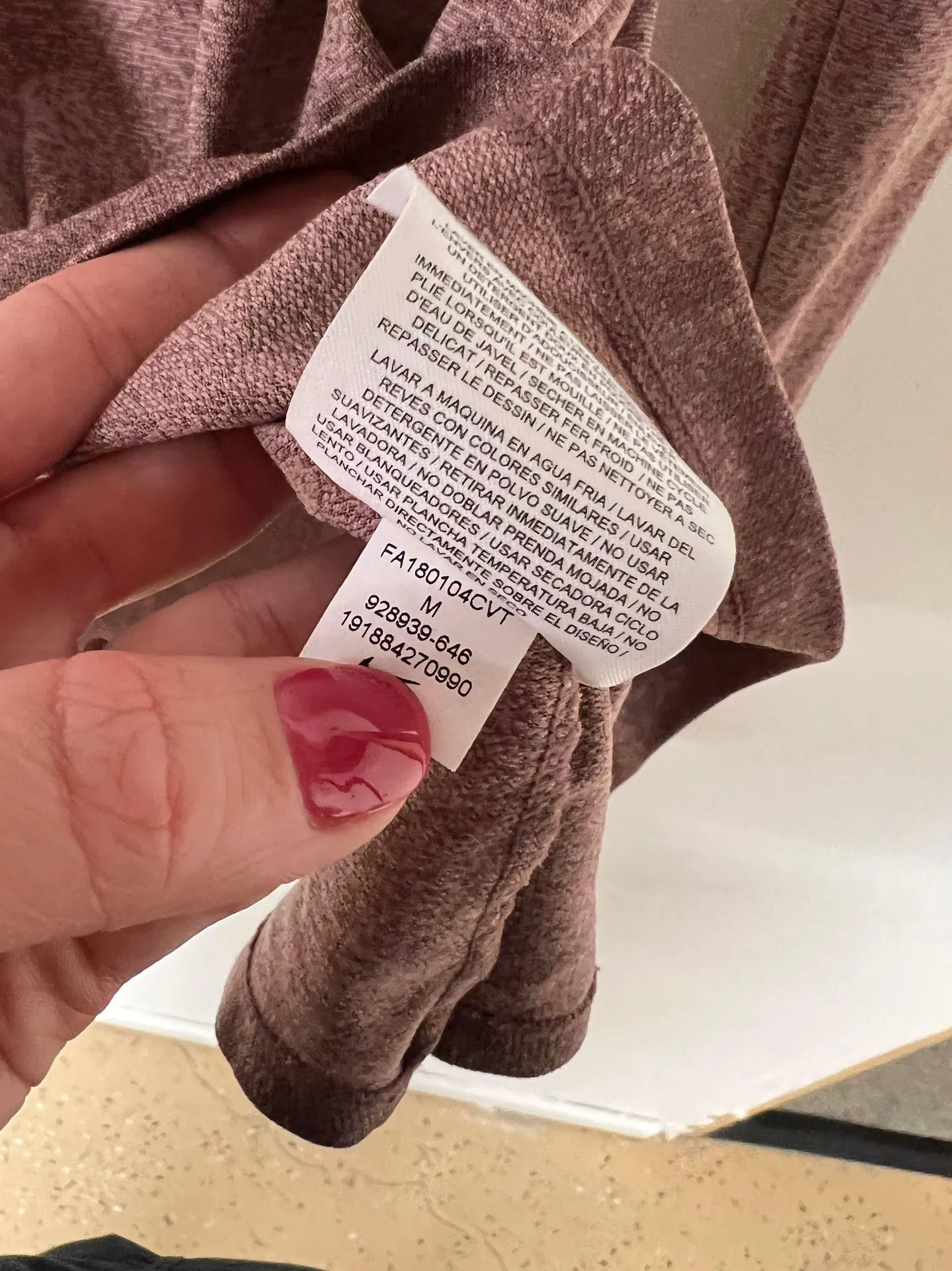 Dri-Fit Ombré Pink Long Sleeve - Image 4