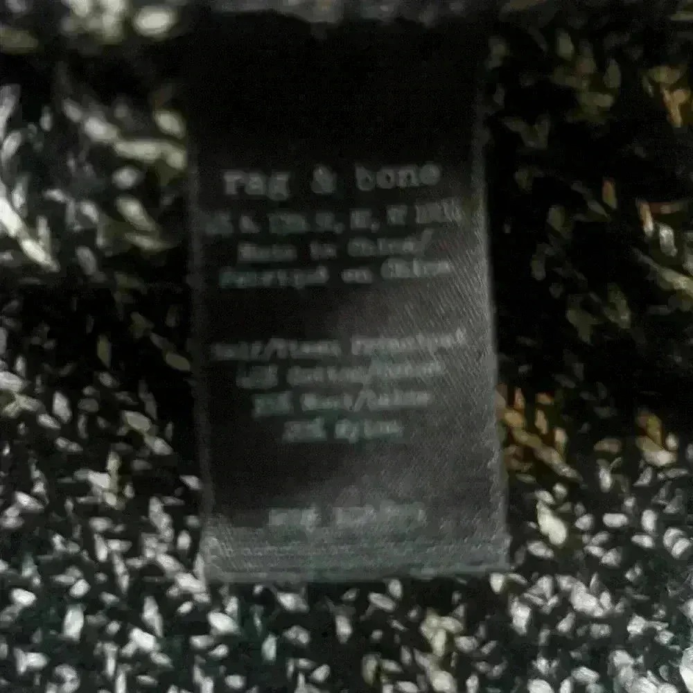 Rag & bone denim Black White V Neck Long Sleeve Sweater Size XXS - Image 4