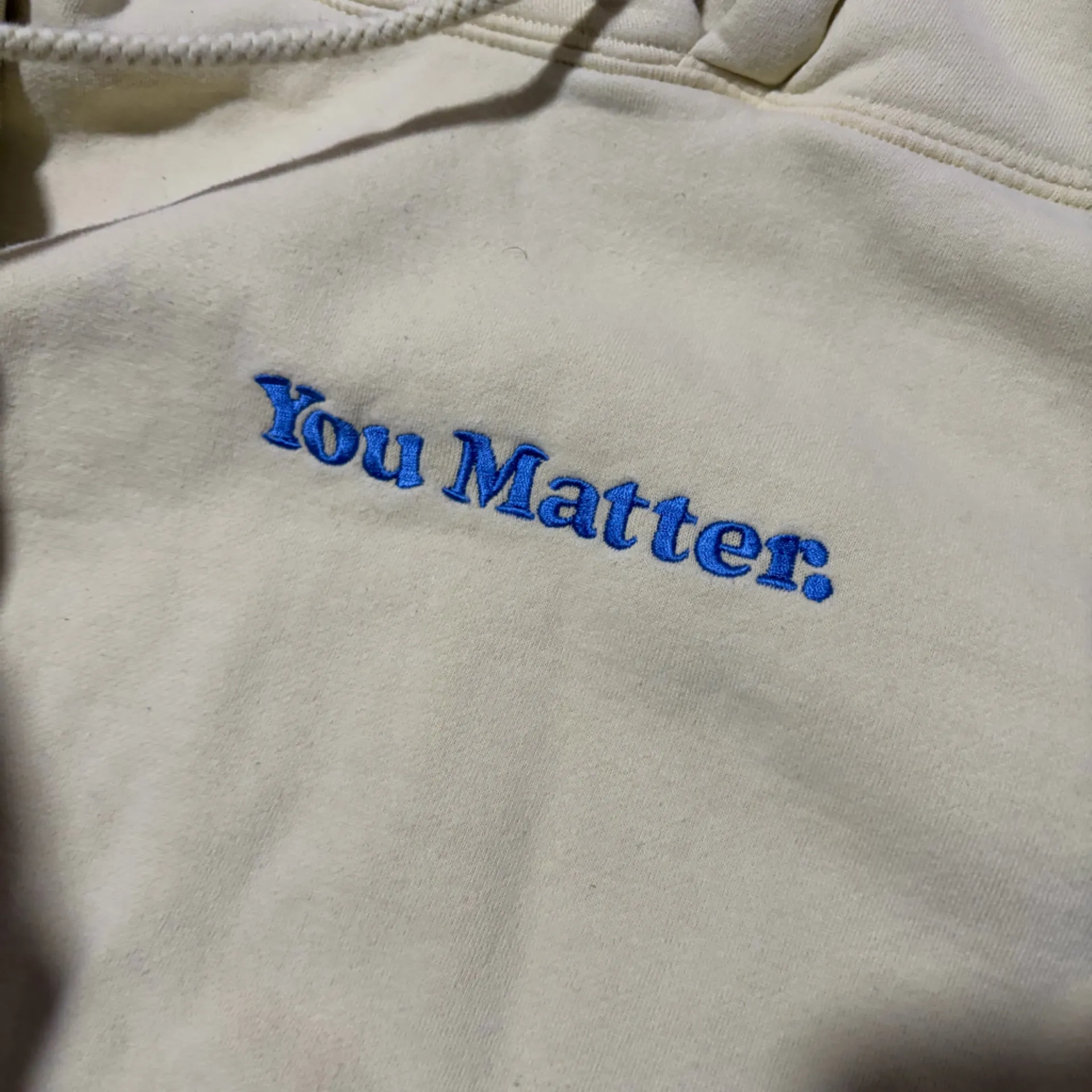 You Matter Hoodie Yellow Size M - Image 4