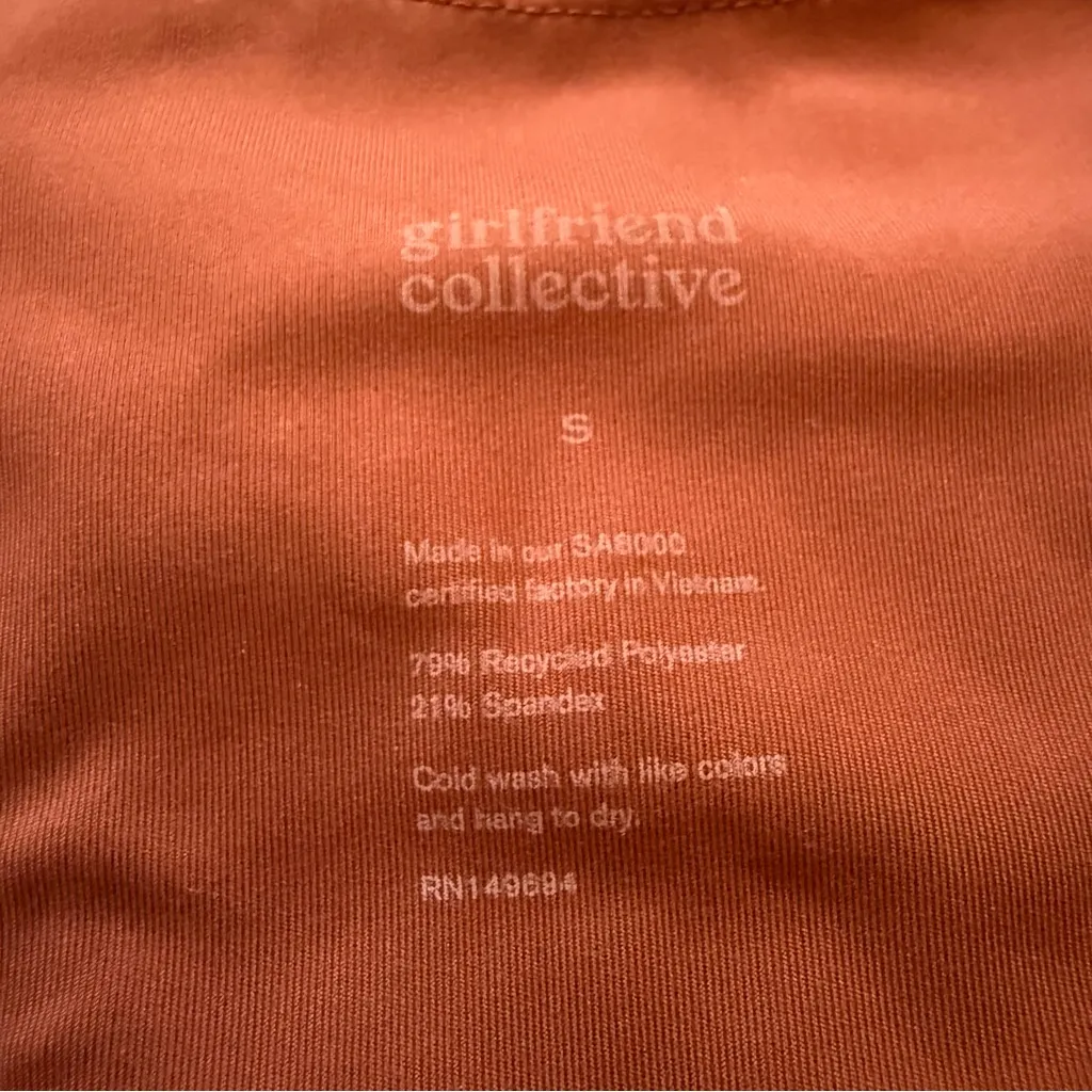 Girlfriend Collective Paloma Racerback Bra Size Small - Image 2