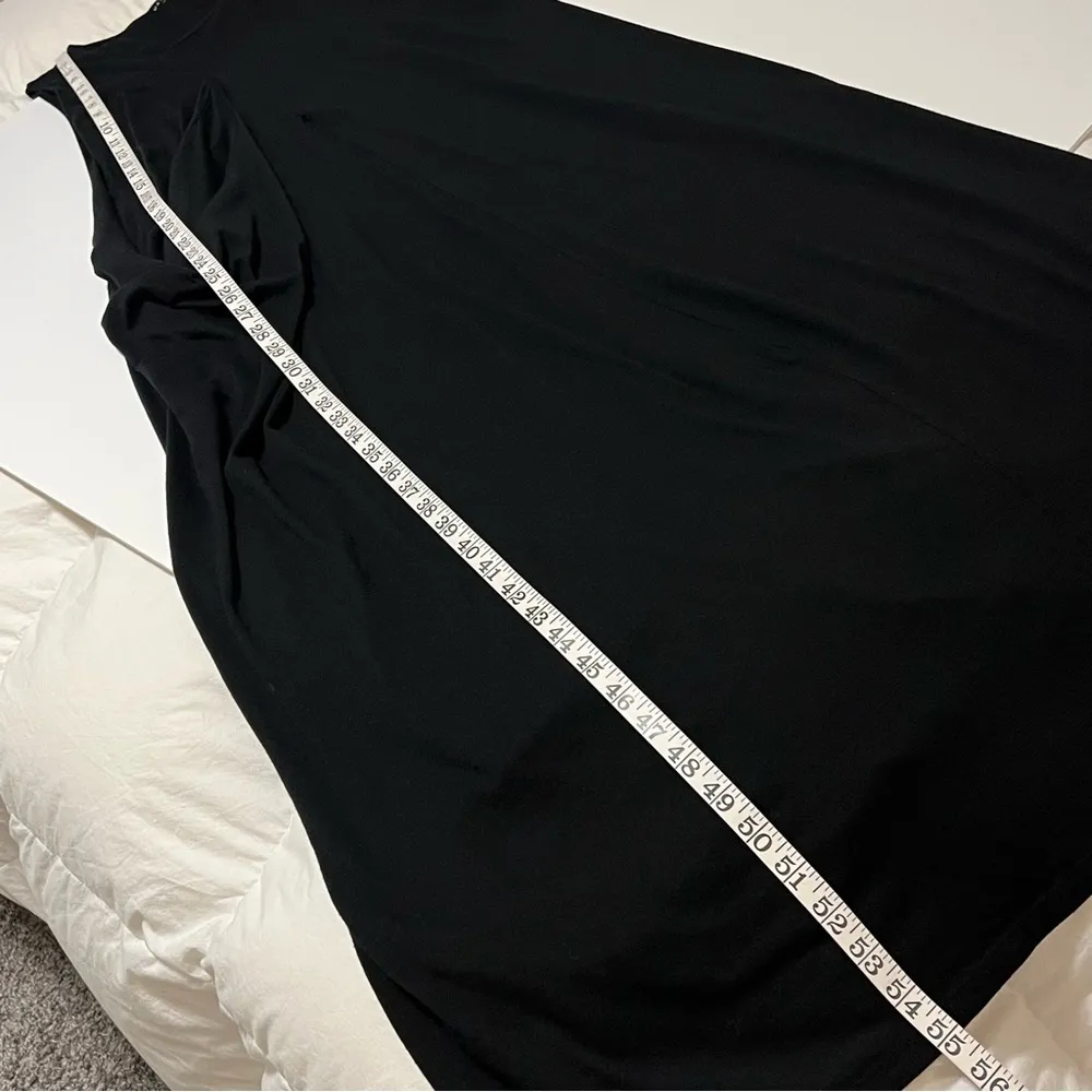 MATTHILDUR Hasu maxi dress, modal/pima cotton, sleeveless, black, size L Black Size L - Image 7