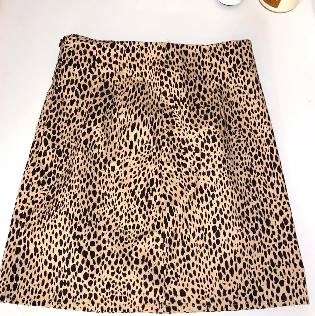 Cheetah Print Skirt - Image 3