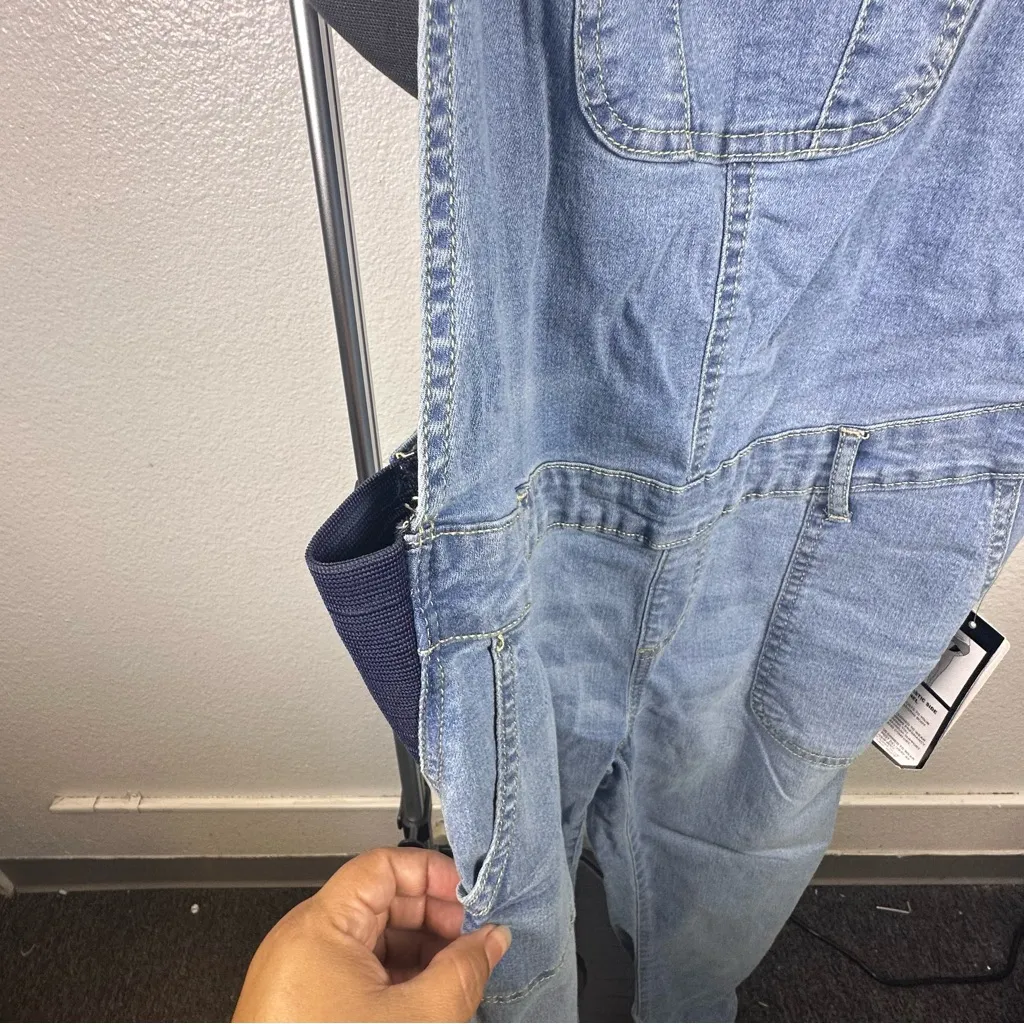 Planet Motherhood Blue Denim Overalls Size undefined - Image 4