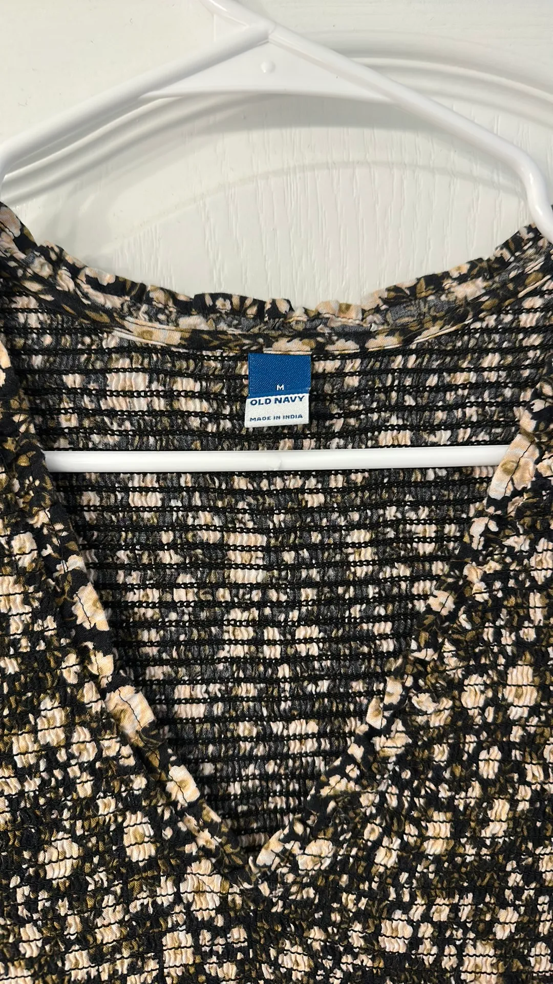 Old Navy Midi Dress Floral Black - Image 2