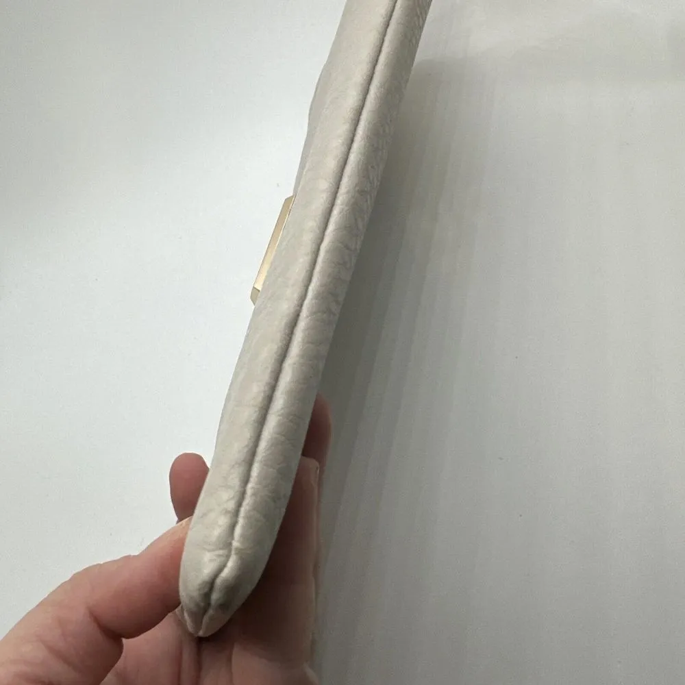 Tahari Wristlet Organizer Zip Around Gray Wallet Faux Leather RFID - Image 5