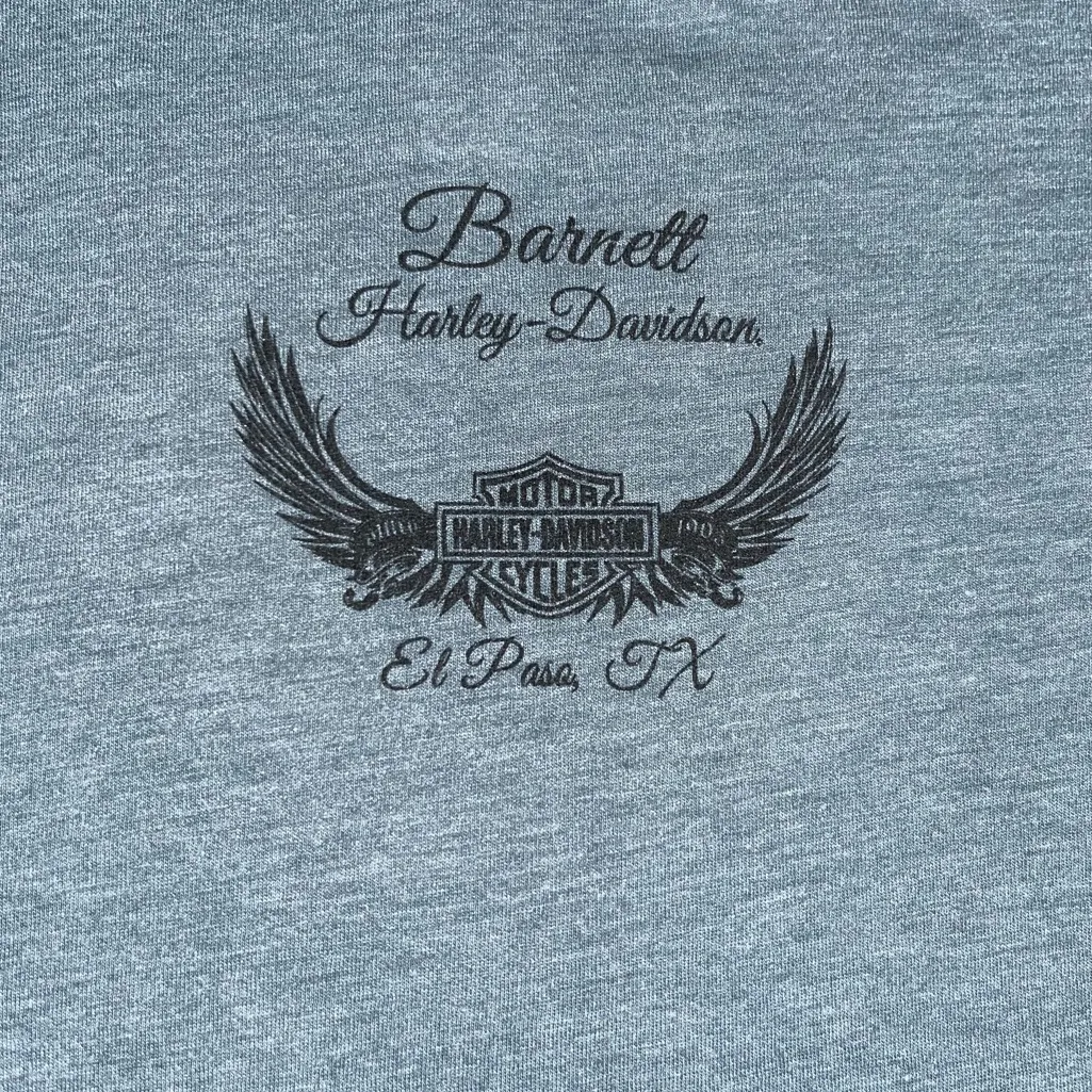 Harley Davidson 110 Years Barnett El Paso, TX Baby Tee 16 - Image 4