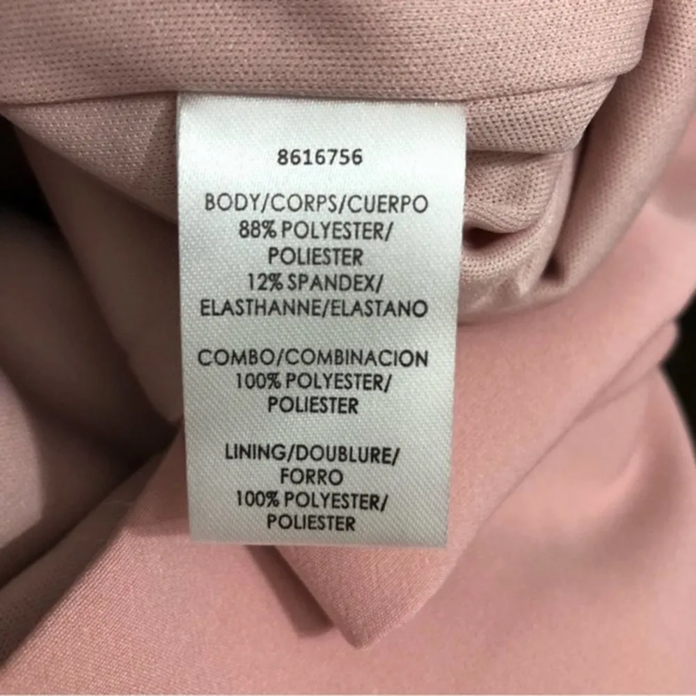 JS Collections Karina Blush Bow Illusion Mesh Sheath Dress 14 NWT - Image 9