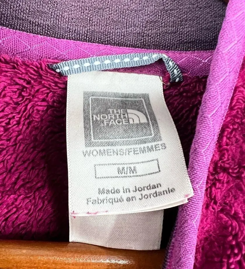 North Face Sweater Womens Pink Long Sleeve Pullover 1/4 Zip Lightweight medium - Image 6