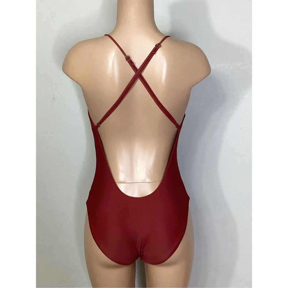 New. Becca knotted one piece. Size medium. Retails $129 - Image 6