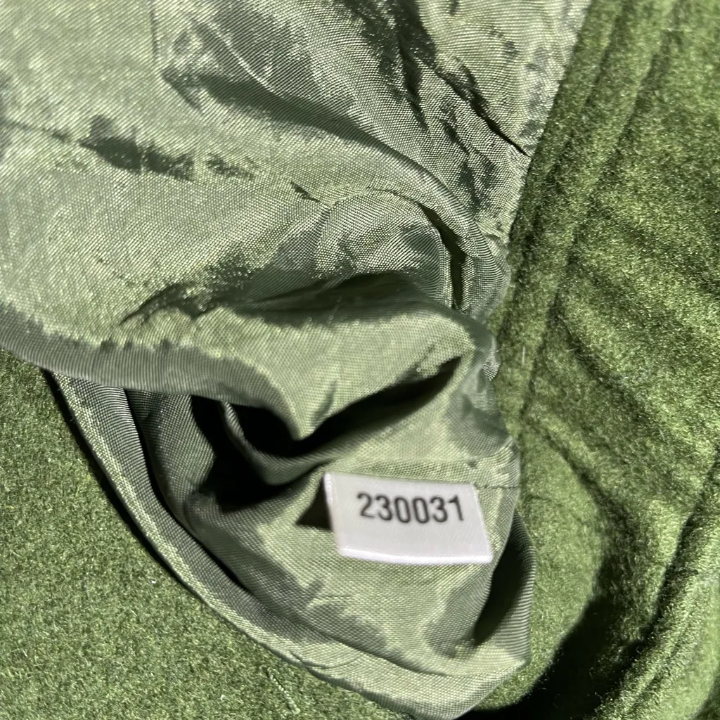 Ann Taylor Mini Skirt Size 4 Green Wool Rabbit Hair Blend Mod 60s Retro Lined - Image 9