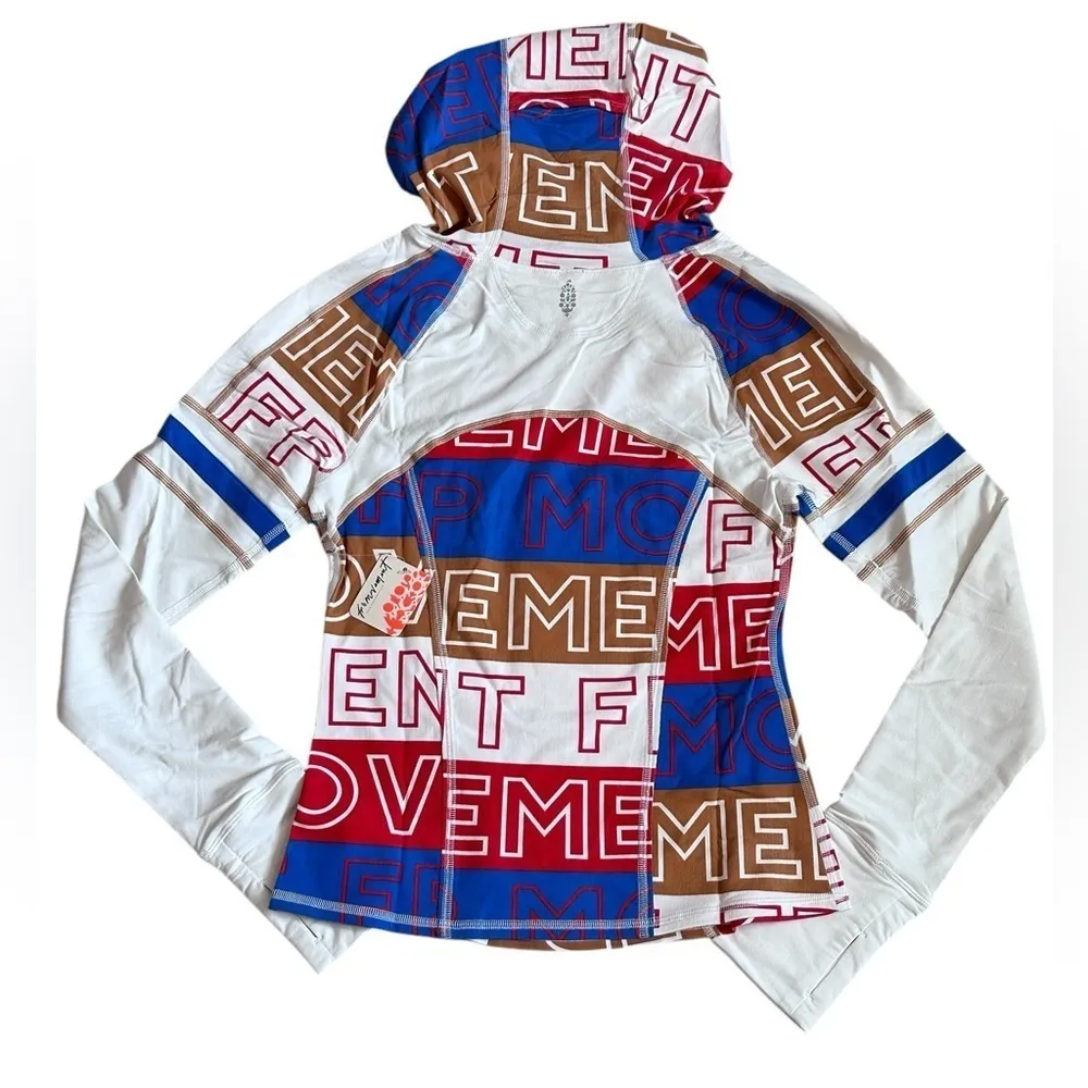 NWT Free People Dawn To Dusk Printed Hoodie in FPM Combo - Image 7