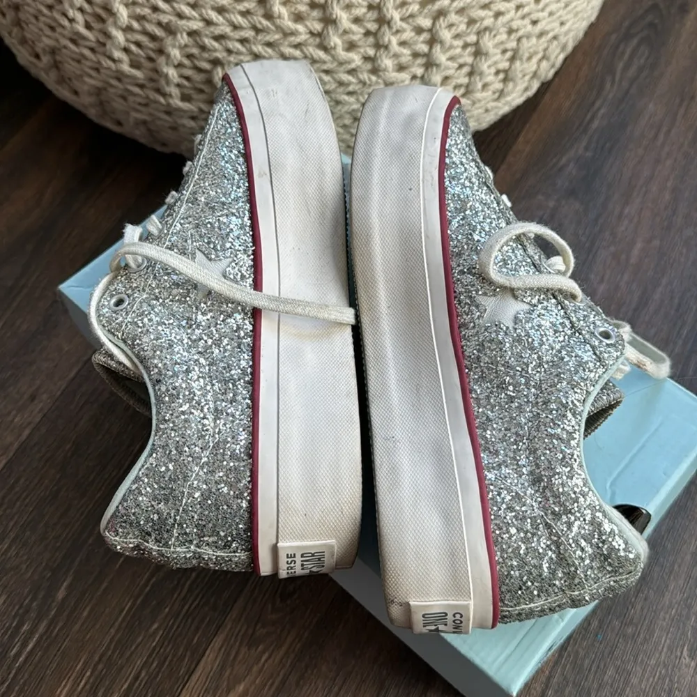 X Chiara Ferragni Glitter Platform Shoes - Image 5
