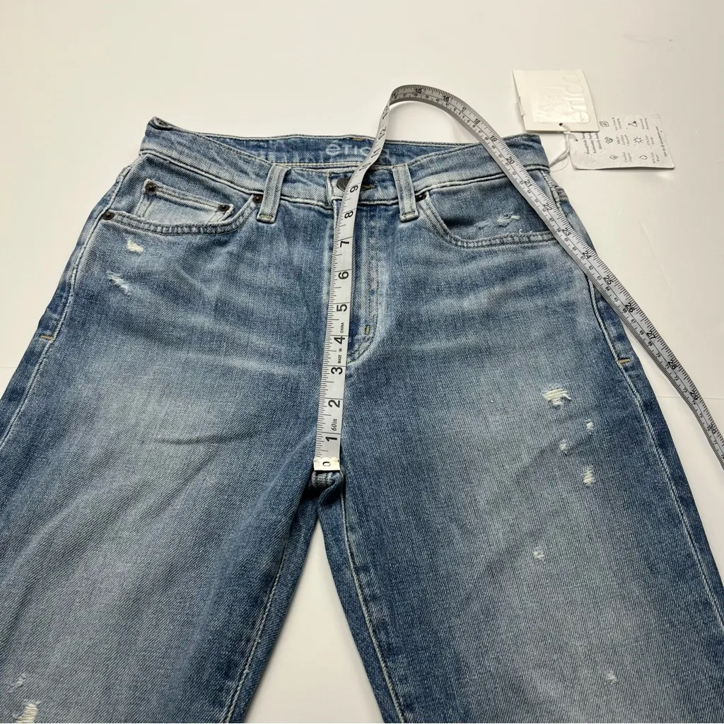 ETICA Giselle Mid Rise Organic Denim Ankle Skinny Jean‎ Womens Size 25 Blue NEW - Image 9