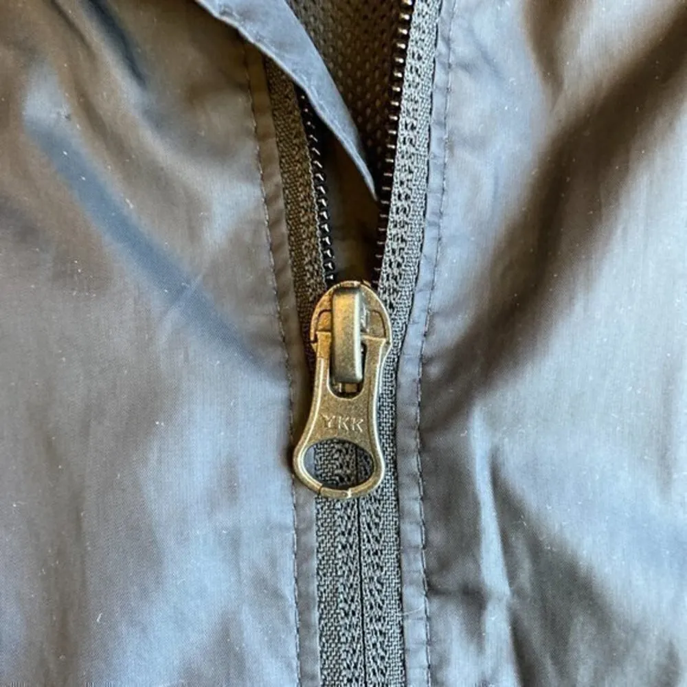 Nike Black Lightweight Windbreaker Track Jacket Sz S - Image 4