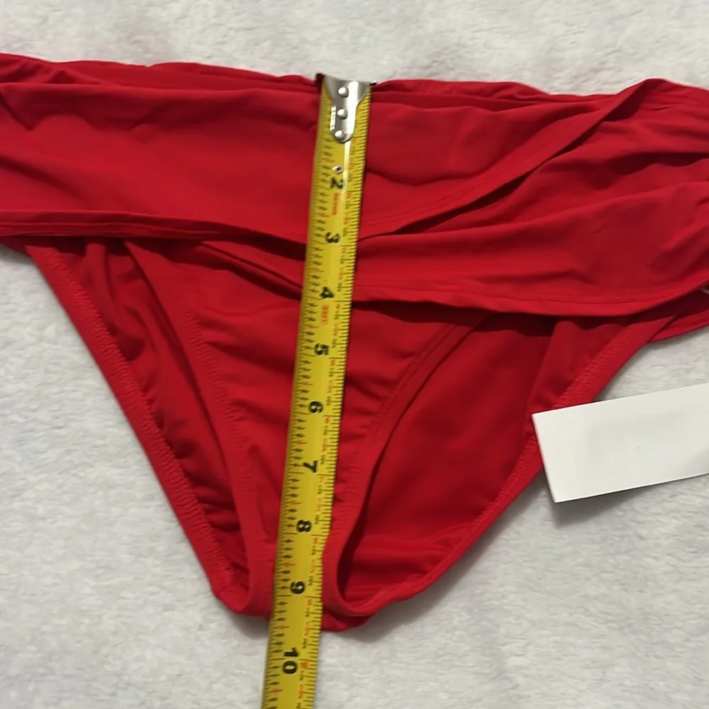 New Bleu Rod Beattie Red Sarong Hipster Swimsuit Bikini Bottoms 6 NWT - Image 12