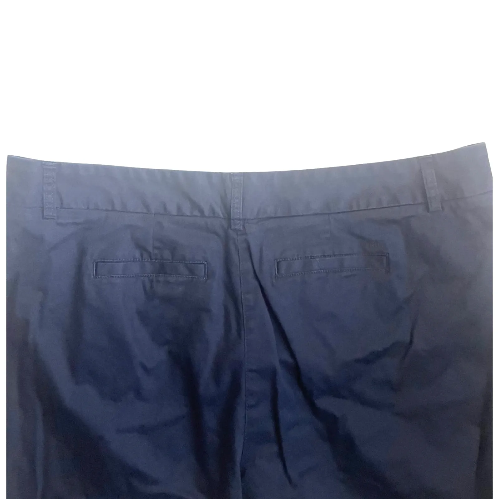 Tommy Hilfiger Women Chino Shorts‎ 16 Navy Bermuda Casual Classic Comfort Preppy - Image 4