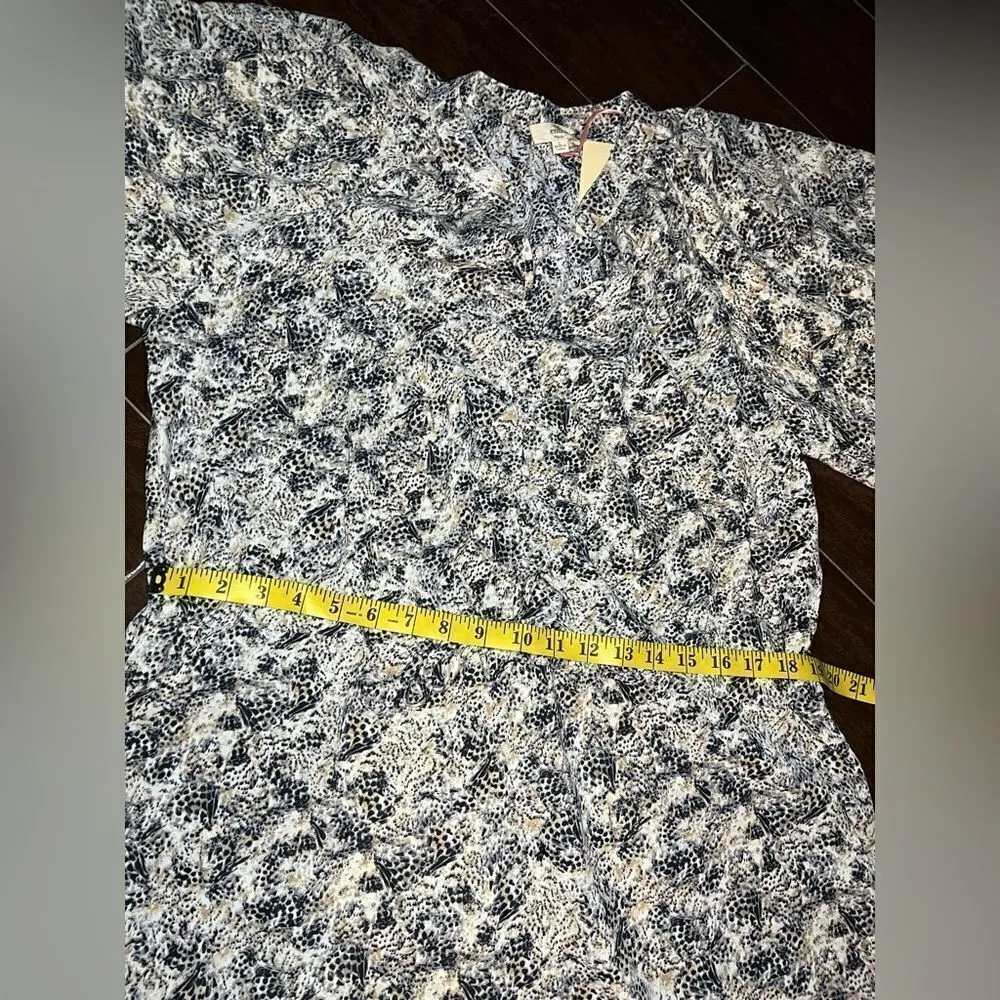 Entro snakeskin print jumpsuit sz large - Image 7