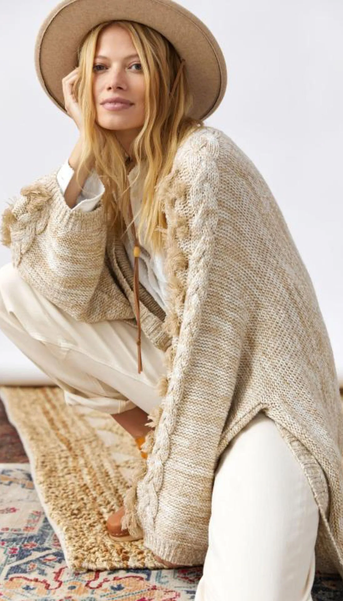 Braided-Sleeve Cardigan - Image 2