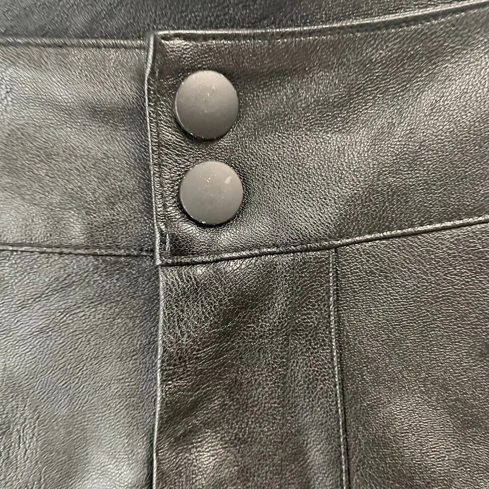 I Am Gia Faux Leather Pants Black Size XS Punk Rock Grunge - Image 2