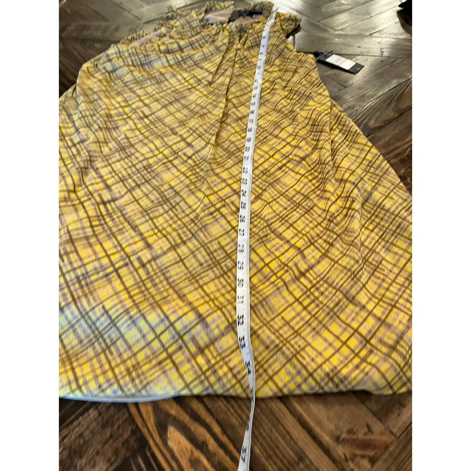 Sleeveless Shift Lightweight Plaid Academia Twee Coquette Dress Women 12 Travel - Image 5