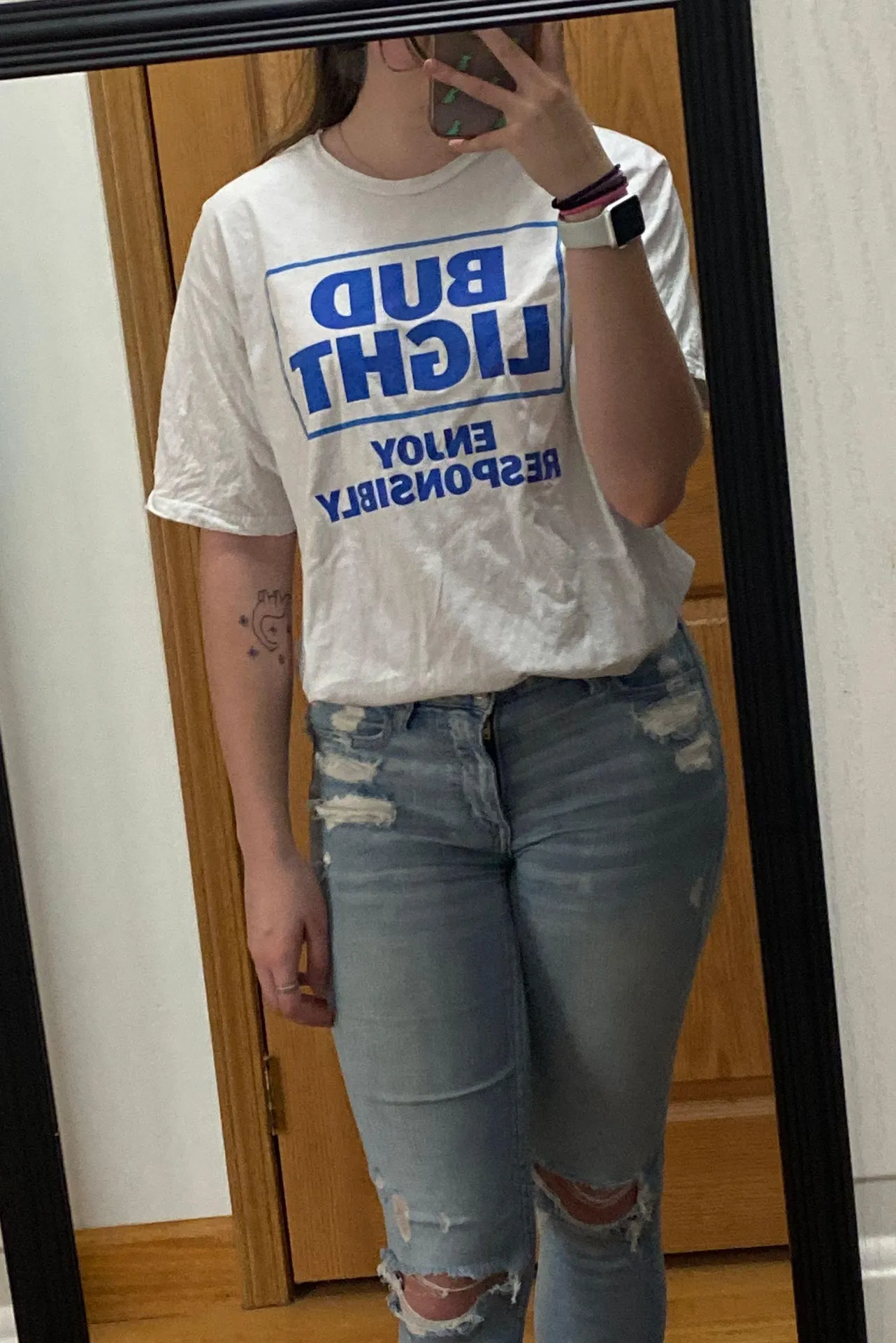 Bud light beer T - Image 2