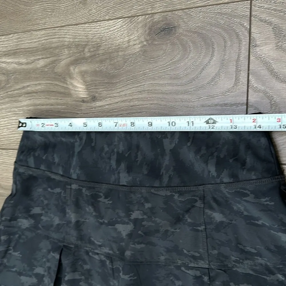 Etonic 14” High Rise‎ Core Pleated Black Camo Tennis Active Skirt Size Small - Image 7