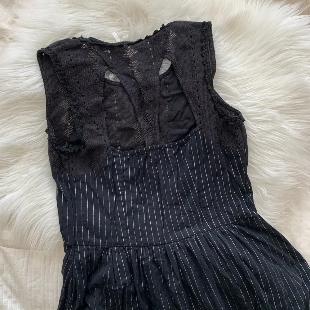 Free People BOHO Layered Beaded & Mirror Inset Dress Women Size 2 - Image 11