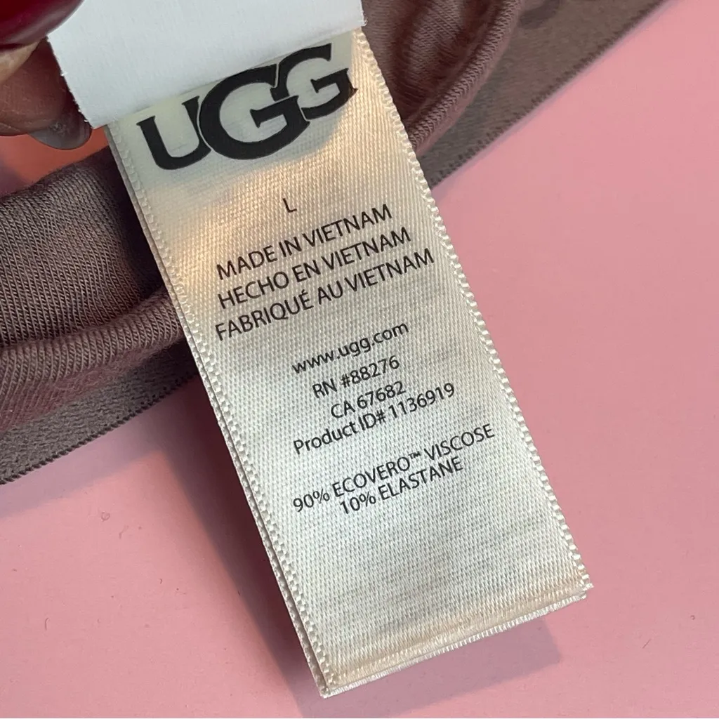 UGG Francis Bralette Taupe Brown Size L NWT Wireless Soft - Image 8