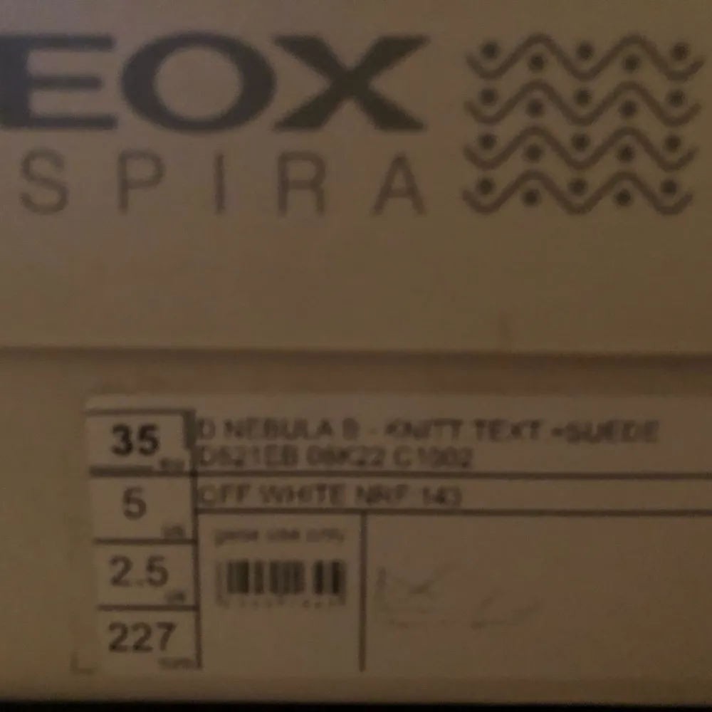 GEOX Nebula Womens Sneakers Size 5 Slip Ons Off White Breathable New - Image 6