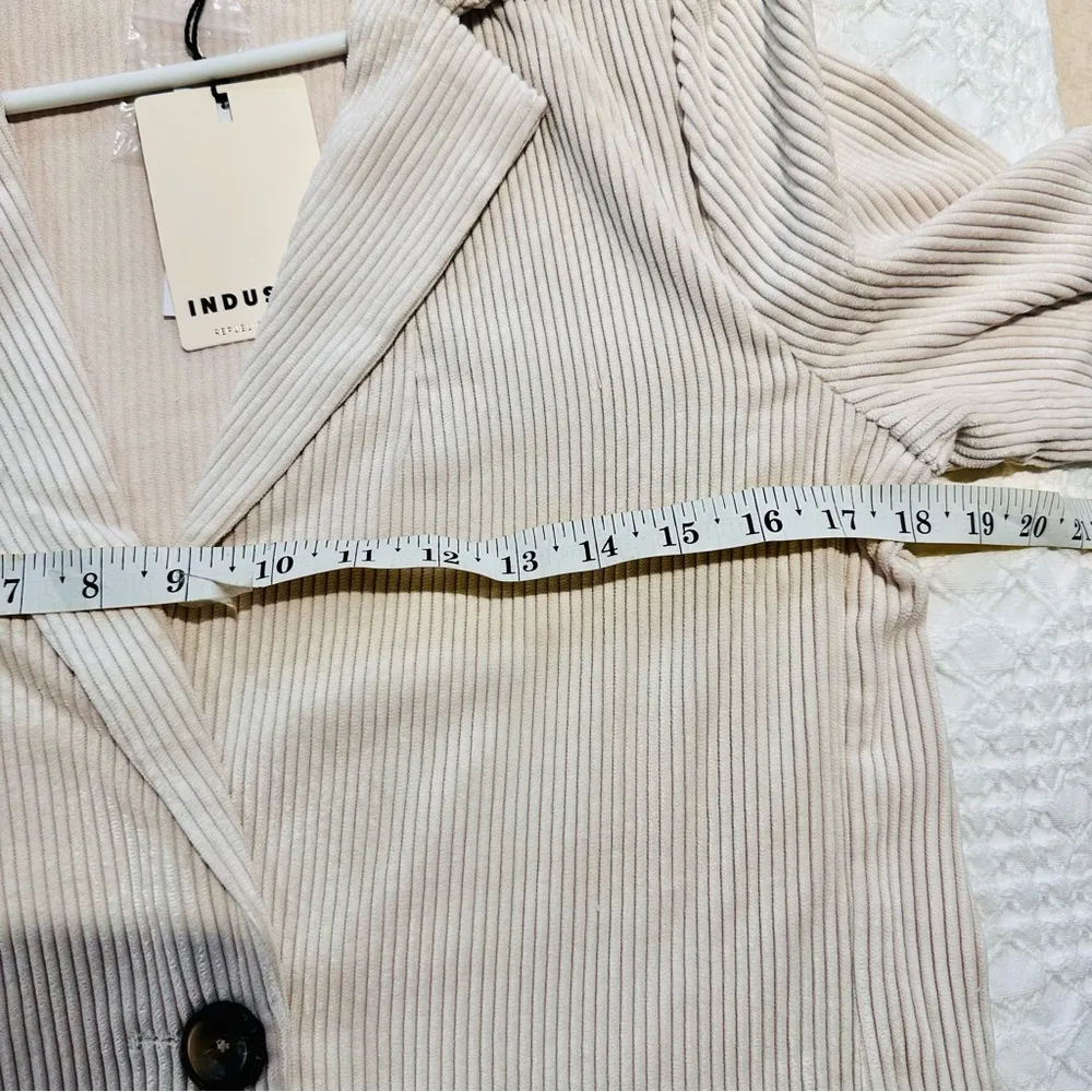 INDUSTRY Corduroy Single Button Blazer/Jacket - Image 8