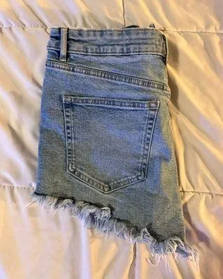 High Rise Jean Shorts - Image 5
