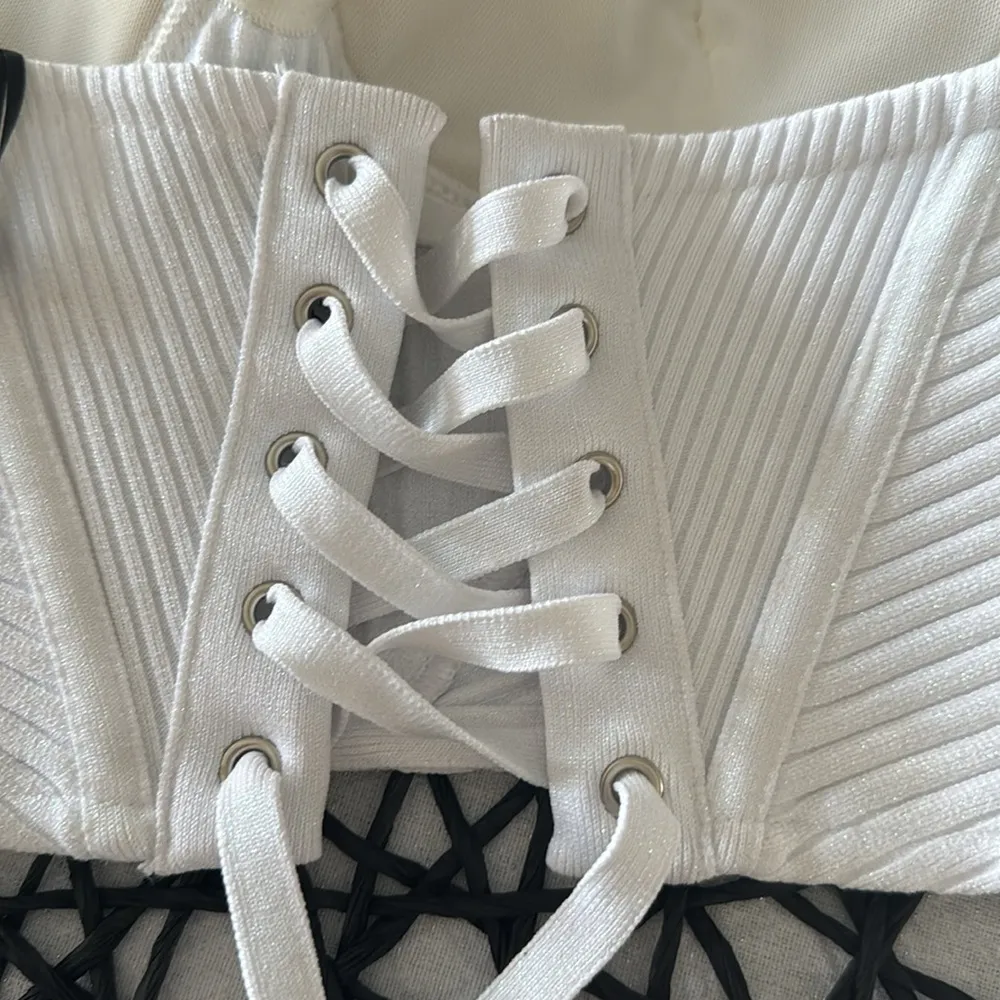 Retrofete SAMI KNIT CORSET, White, Size Medium, $280 - Image 41