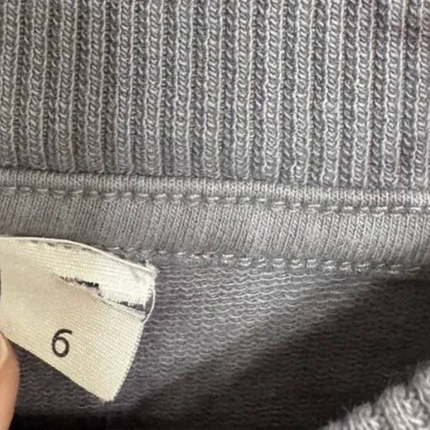 lululemon athletica Gray Tie-Dye Sweatshirt Size 6 - Image 4