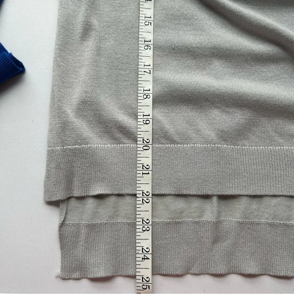 Blue and Gray Shark Sweater - Image 7