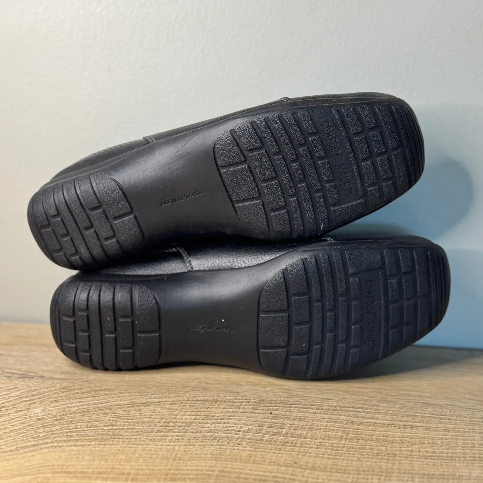 Easy Street Comfort Wave Black Slingback Fisherman Sandals 7.5W Casual Shoes - Image 7