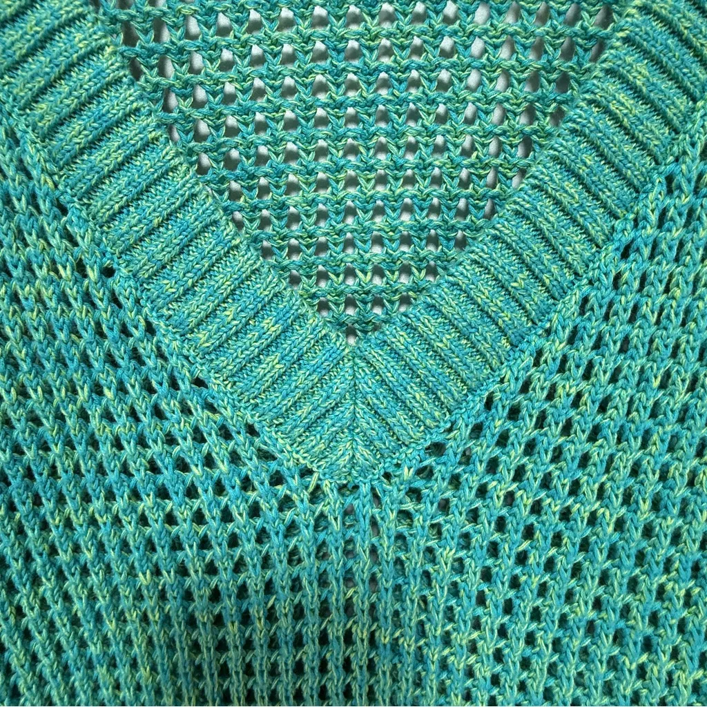 EUC Torrid Open Stitch V-Neck Pullover Sweater 3x Color: Jade Lime Marl - Image 7